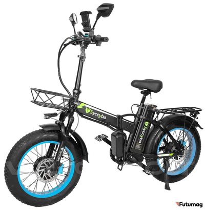 Электровелосипед Syccyba H1 DUAL синий