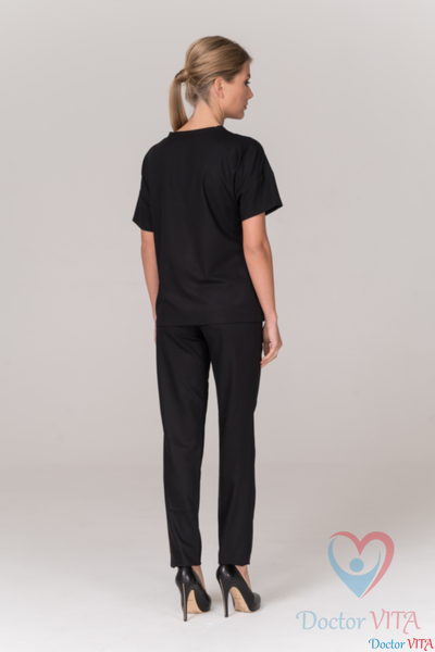 Брюки DR.SUPER "Stars" черные