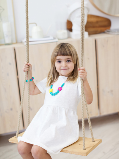 Набор Бабочка (бусы и браслет Цветок)