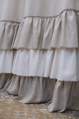 Штора комбинированная