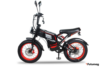 Электровелосипед Minako Apex красный