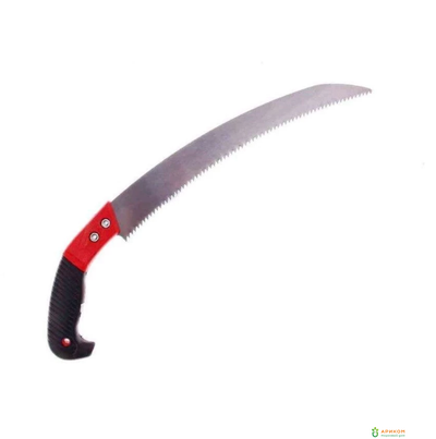 Ножовка серповидная 330мм с пластмассовой ручкой