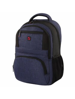 Рюкзак BRAUBERG универсальный, с отделением для ноутбука, "DALLAS", синий, 45х29х15 см, 228866