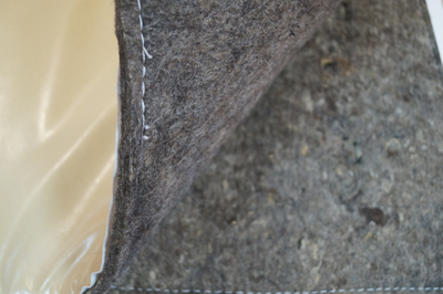 Потник из Итальянского кож.зама(бежевый)