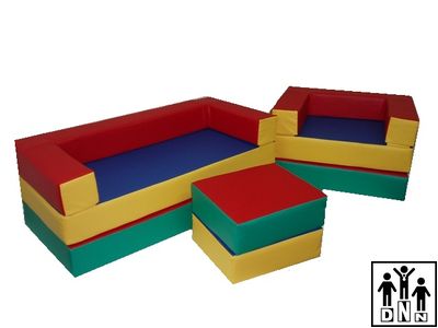 Детская игровая мебель Малыш цветной DNN
