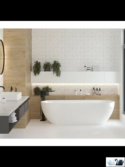 Плитка Gracia Ceramica Nature white wall 01 30x50 см настенная