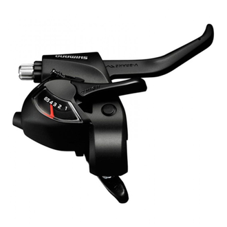 Манетка Shimano EF41, Tourney, прав, 6ск, тр. 2050мм, б/уп., черн., ASTEF41R6AL