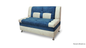 Кухонный ДИВАН "ФОРУМ-10", Синий/Слоновая кость