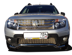 Защита переднего бампера скоба d53 для Renault Duster 2011-2015