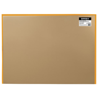 Коврик защитный для напольных покрытий BRABIX, поликарбонат, 90х120 см, глянец, толщина 1 мм, 604845