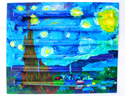 Панно "Звездная ночь" Винсента Ван Гога