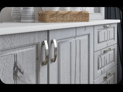 Буфеты Прованс 016 дуб канадский белый (ТЭКС)