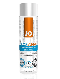 Анальный охлаждающий любрикант на водной основе JO Anal H2O Cool, 4 oz - 120 мл.