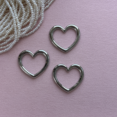 Коннектор сердце 29х32мм