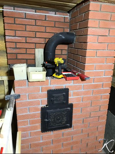 Печь банная "ДОБРЫНЯ-700" с выносной топкой.