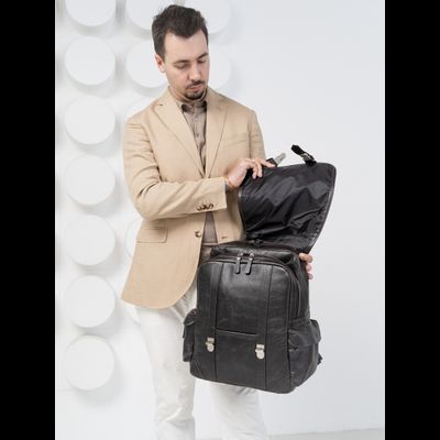 Кожаный рюкзак Montalbano brown (арт. 3097-04)