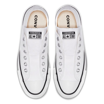 пляжные для девушек Кеды Converse All Star Slip белые низкие 164301C