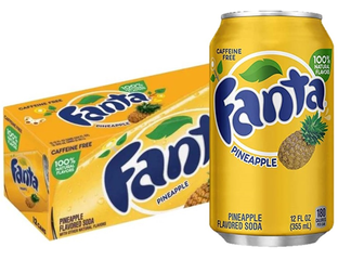 Фанта Ананас, 355мл - заказать газированный напиток Fanta Pineapple по ...