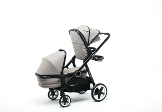 Коляска для погодок BabyZz Dynasty Beige (люлька и 2 прогулки)