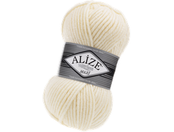 SuperLana Maxi (Alize) цвет № 599 слоновая кость