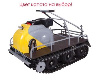 Мотобуксировщик КОЙРА, электростартер, всесезонный. Трансмиссия -  вариатор "САФАРИ" | KOiRA SV13 E (13 л/с.) Аккумулятор в комплекте. (серый)