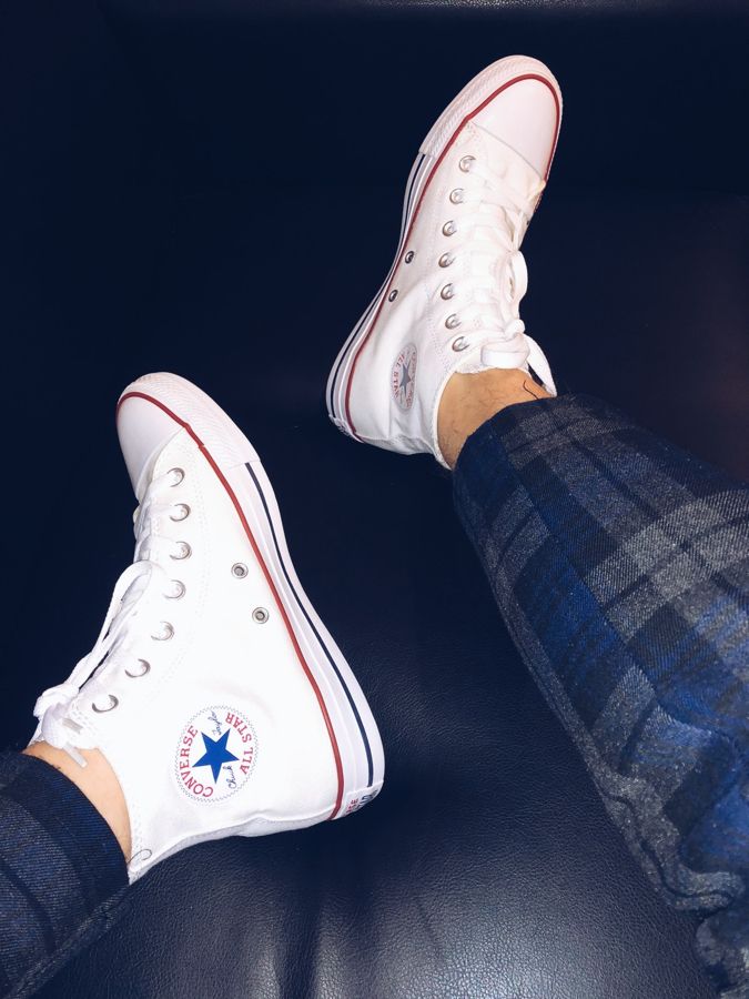 Успей купить Кеды Converse All Star высокие белые по супер цене