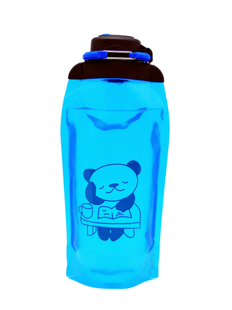 Складная бутылка для воды арт. B086BLS-1410 с рисунком