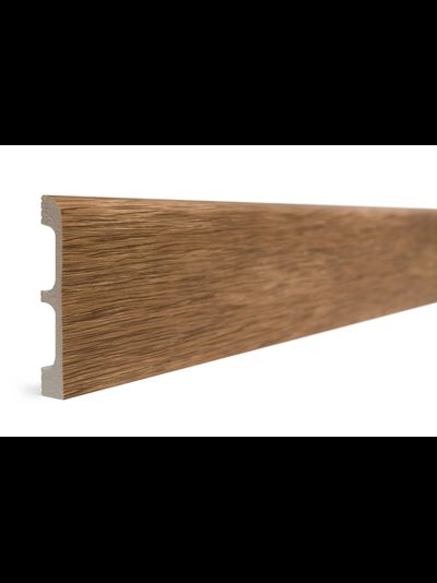 Напольный плинтус Decor-Dizayn 706-83SH, влагостойкий, ударопрочный, 2,4 метра