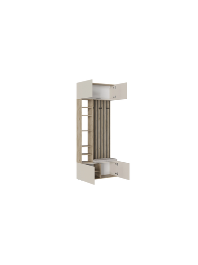 Бохо НМ-2 прихожая Дуб Крафт Серый/Кашемир