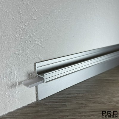 Теневой плинтус скрытого монтажа Pro Design 7209 Анодированный