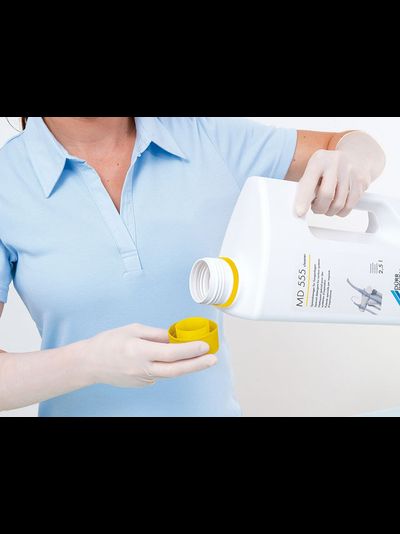 MD 555 Не пенящееся спец. средство для очистки зубоврачебных отсас-щих систем 2,5л. (Durr Dental AG (Германия))