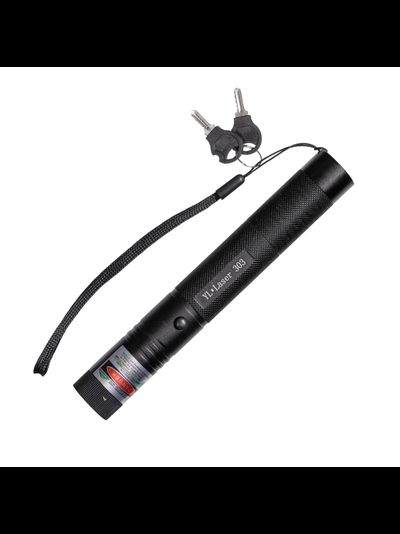 Зелёная лазерная указка 1000 мВт с насадкой Laser-303