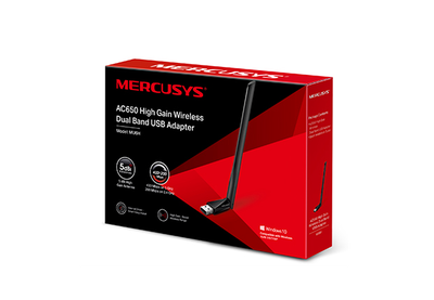 Сетевой адаптер Wi-Fi Mercusys MU6H USB 2.0
