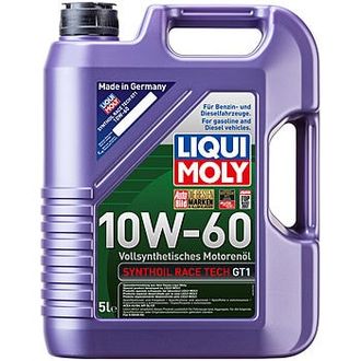 Купить моторное масло Liqui Moly Synthoil Race Tech GT1 10W-60