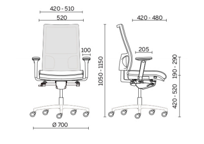 Кресло офисное Sitland Mesh Line