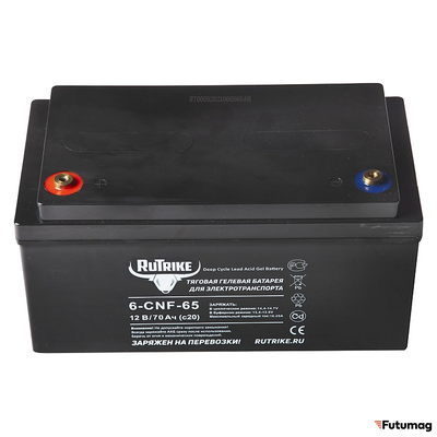 Тяговый аккумулятор RuTrike 6-CNF-65 (12V70A/H C20)