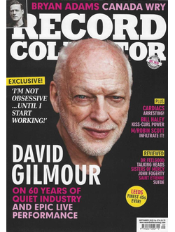 Record Collector Magazine Issue 574 September 2025 David Gilmour, Pink Floyd Cover, Intpressshop