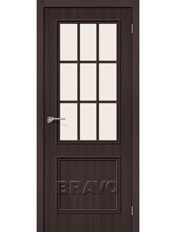 Межкомнатная дверь с эко шпоном Симпл-13 Wenge Veralinga