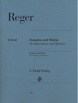 Reger, Max Sonaten und Stücke für Klarinette und Klavier