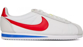 Nike Cortez (Белые с красным) кожа