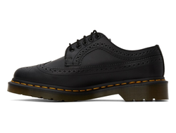 Туфли Dr Martens 3989 Black Yellow Stitch Smooth