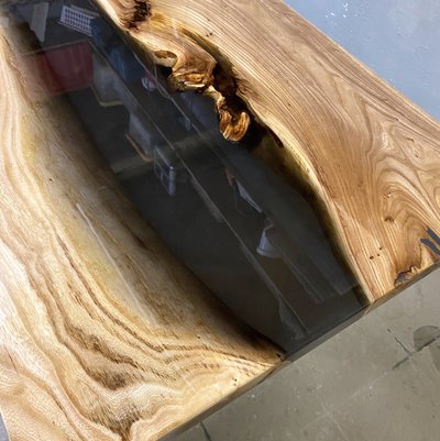 стол-река, стол с рекой из эпоксидной смолы, стол журнальный, стол лофт, стол из массива, столик