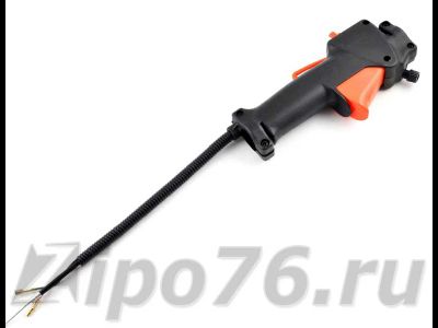 Ручки газа бензокосы в сборе короткая