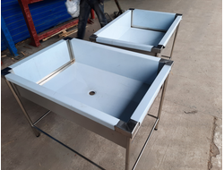 Односекционные моечные ванны из нержавейки