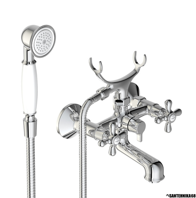 Промо-сет смесителей Vidima BA428AA RETRO BA119AA смес. д/умывальника + BA354AA смес. д/ванны/душа