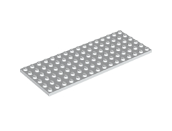 Plate 6 x 16, White (3027 / 302701 / 4142871 / 4499699 / 6176434)