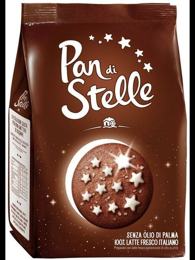 ПЕЧЕНЬЕ MULINO BIANCO "PAN DI STELLE" С КАКАО И ШОКОЛАДОМ