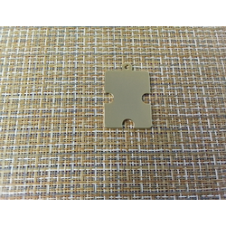 Подвеска кулон пазл невыпуклый 30x38 мм золотистый, 110-202g