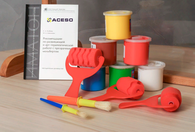 Арт-терапевтический комплекс с прозрачным мольбертом