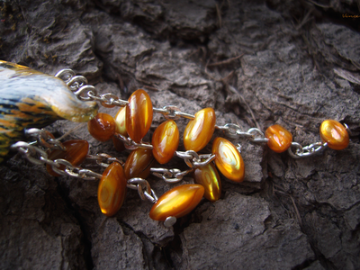 "Пятихвостая кицунэ, разжигающая пламя лисица", фэнтези-брошь в восточном стиле